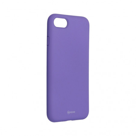 Apple iPhone SE 2020 Coque Roar Colorful Jelly Violet (Purple)