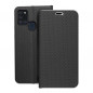 Samsung Galaxy A21s Portefeuilles LUNA Book Carbon Fibre de carbone, Élégant  Noir