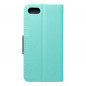 Apple iPhone SE 2020 Portefeuilles Fancy Book Menthe / Marine
