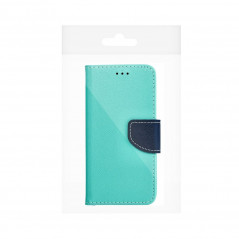 Apple iPhone SE 2020 Portefeuilles Fancy Book Menthe / Marine