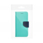 Apple iPhone SE 2020 Portefeuilles Fancy Book Menthe / Marine