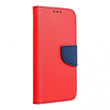 Apple iPhone SE 2020 Portefeuilles Fancy Book Rouge / Marine