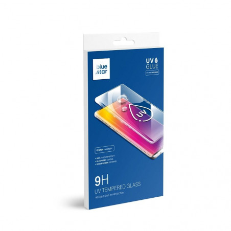 Samsung Galaxy S21 5G Verre trempé Blue Star UV Blue Star Transparent