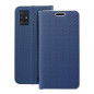 Samsung Galaxy A51 5G Portefeuilles LUNA Book Carbon Fibre de carbone, Élégant  Bleu