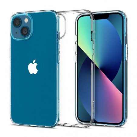 Apple iPhone 13 Coque Spigen Liquid Crystal Clair comme du cristal  Transparent