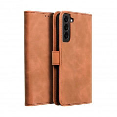 Samsung Galaxy S22 Plus Portefeuilles TENDER Book Brun