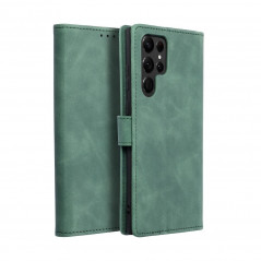 Samsung Galaxy S22 Ultra Portefeuilles TENDER Book Vert