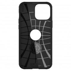 Apple iPhone 13 Pro Max Coque Spigen Armor Fibre de carbone, Élégant  Noir