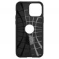 Apple iPhone 13 Pro Max Coque Spigen Armor Fibre de carbone, Élégant  Noir