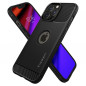 Apple iPhone 13 Pro Max Coque Spigen Armor Fibre de carbone, Élégant  Noir