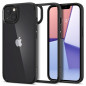 Apple iPhone 13 Coque Spigen Ultra Hybrid Clair comme du cristal  Noir mat