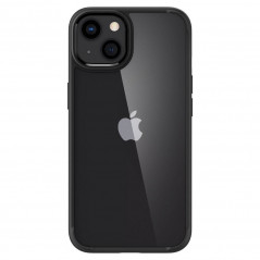 Apple iPhone 13 Coque Spigen Ultra Hybrid Clair comme du cristal  Noir mat