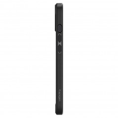 Apple iPhone 13 Coque Spigen Ultra Hybrid Clair comme du cristal  Noir mat