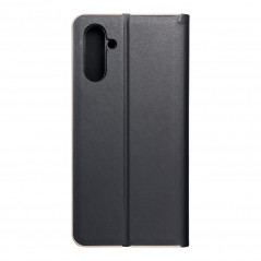 Samsung Galaxy A13 LTE Portefeuilles LUNA Book Gold Élégant  Noir