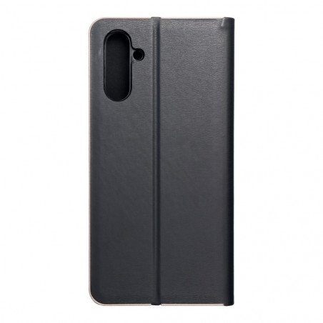 Samsung Galaxy A13 LTE Portefeuilles LUNA Book Gold Élégant  Noir
