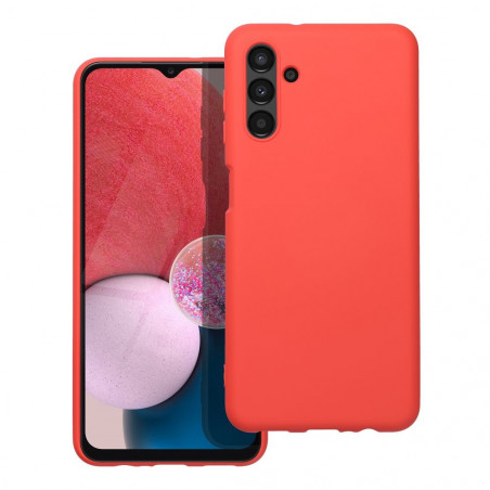 Samsung Galaxy A13 LTE Coque Silicone Élégant  Pêche