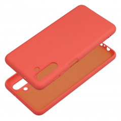 Samsung Galaxy A04s Coque Silicone Élégant  Pêche
