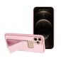 Apple iPhone 11 Coque LEATHER Case Kickstand Rose