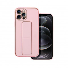 Apple iPhone 11 Pro Coque LEATHER Case Kickstand Rose