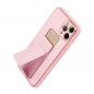 Apple iPhone 11 Pro Coque LEATHER Case Kickstand Rose