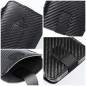 Apple iPhone 12 Etui universel Pocket Carbon Modèle de carbone  Noir 