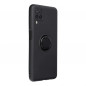 Samsung Galaxy A12 Coque Silicone ring Noir