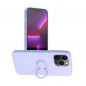Apple iPhone 13 Pro Coque Silicone ring Violet (Violet)