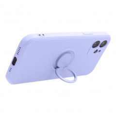 Apple iPhone 13 Pro Coque Silicone ring Violet (Violet)