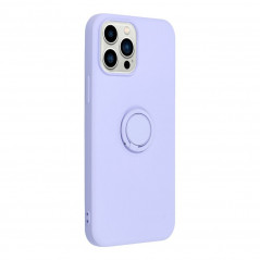 Apple iPhone 13 Pro Max Coque Silicone ring Violet (Violet)