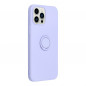 Apple iPhone 13 Pro Max Coque Silicone ring Violet (Violet)