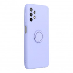 Samsung Galaxy A32 5G Coque Silicone ring Violet (Violet)