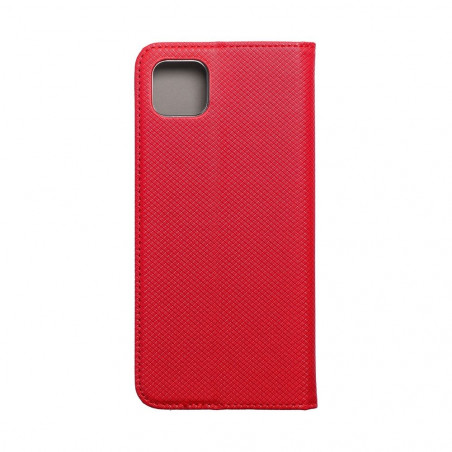 Samsung Galaxy A22 5G Portefeuilles Smart Case Book Rouge