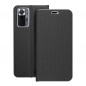 XIAOMI Redmi Note 10 Pro Max Portefeuilles LUNA Book Carbon Fibre de carbone, Élégant  Noir