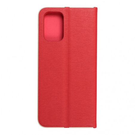 XIAOMI Redmi Note 10S Portefeuilles LUNA Book Gold Élégant  Rouge