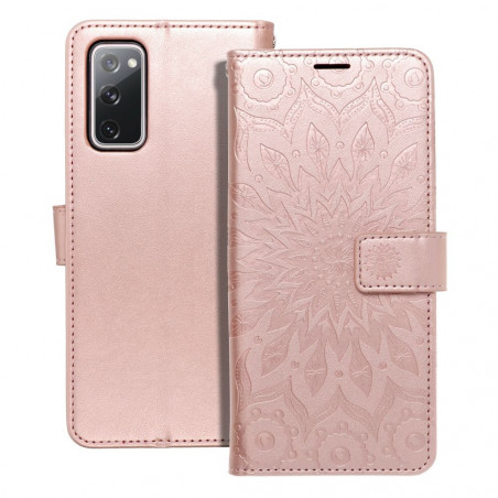 Samsung Galaxy S20 FE Portefeuilles MEZZO Book Mandala  Or rose