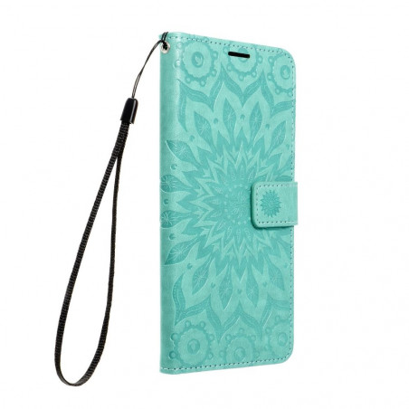 Samsung Galaxy A12 Portefeuilles MEZZO Book Mandala  Vert