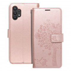 Samsung Galaxy A32 LTE Portefeuilles MEZZO Book Arbre  Or rose