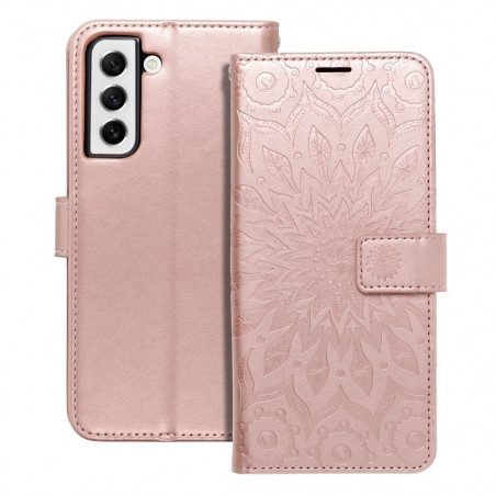Samsung Galaxy A32 LTE Portefeuilles MEZZO Book Mandala  Or rose