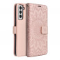 Samsung Galaxy A32 LTE Portefeuilles MEZZO Book Mandala  Or rose