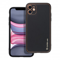 Apple iPhone 11 Coque Leather Noir