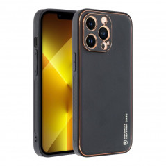 Apple iPhone 11 Coque Leather Noir