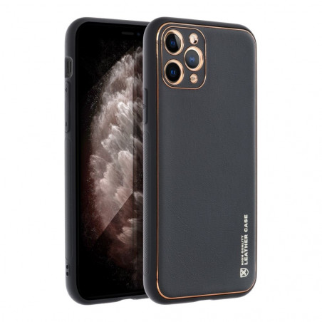 Apple iPhone 11 Pro Coque Leather Noir