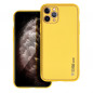Apple iPhone 11 Pro Coque Leather Jaune