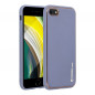 Apple iPhone SE 2020 Coque Leather Bleu