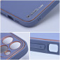 Samsung Galaxy A12 Coque Leather Bleu