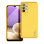 Samsung Galaxy A32 LTE Coque Leather Jaune