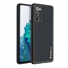 Samsung Galaxy S20 FE 5G Coque Leather Noir