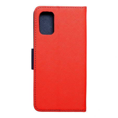 Samsung Galaxy A02s Portefeuilles Fancy Book Rouge / Marine