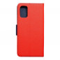 Samsung Galaxy A02s Portefeuilles Fancy Book Rouge / Marine
