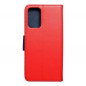 Samsung Galaxy A72 LTE Portefeuilles Fancy Book Rouge / Marine